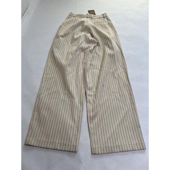 The Frankie Shop Cream Striped Trousers (Ripley) - Picture 5 of 8